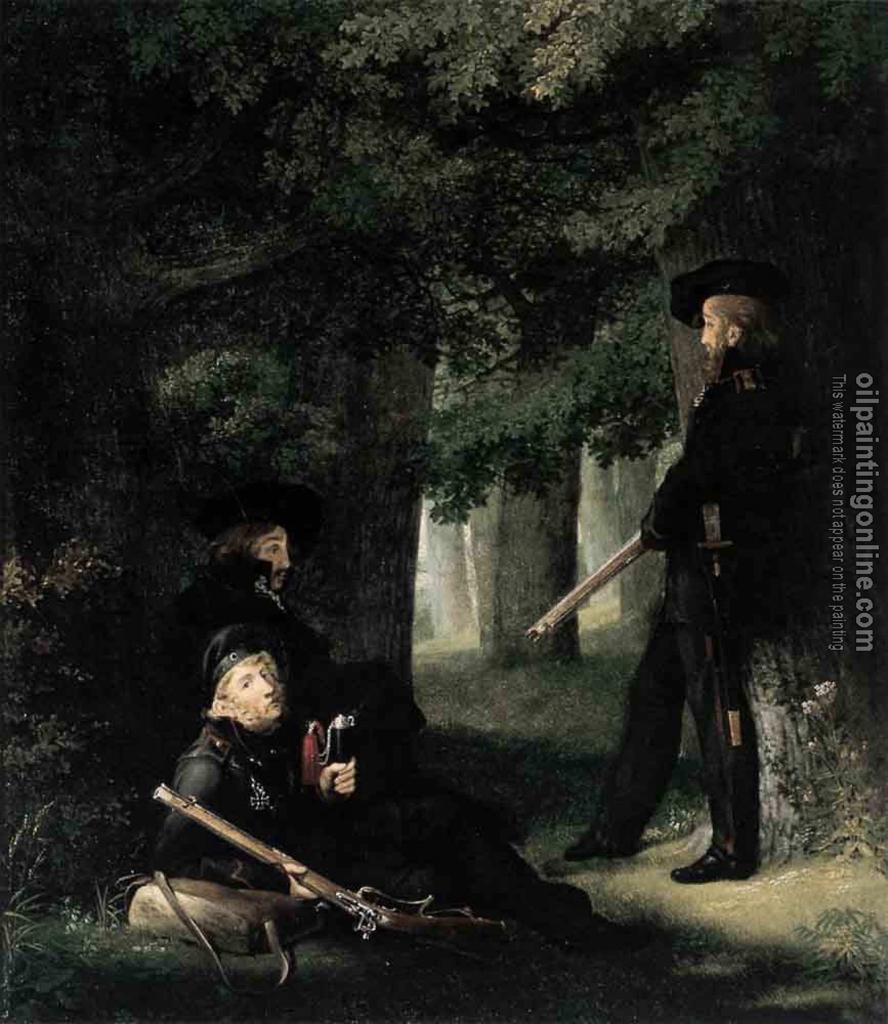 Georg Friedrich Kersting - On Outpost Duty